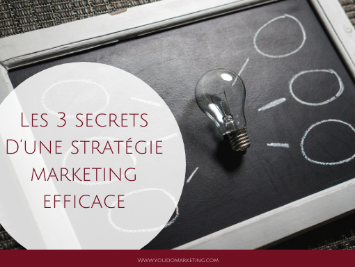 Les 3 secrets d’une stratégie marketing efficace
